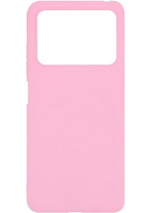 Чехол fiji soft для poco m4 pro силикон бампер светло-розовый