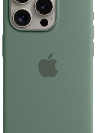 Чехол apple iphone 15 pro max silicone case with magsafe -  cypress