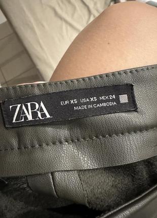 Лосины кожаные zara4 фото