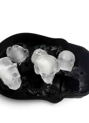Силиконовая форма для льда черепа, силиконовая форма для охлаждения напитков7 фото