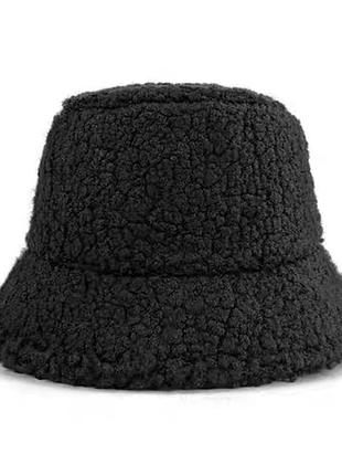 Панамка, панамка тедді , панама з овечої вовни, панама овечка, панама зимова, зимова шапка тепла, на зиму