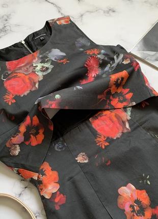 ♥️ платье с цветами 8 р warehouse 3