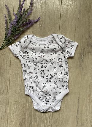 Новий боді бодік george 0-3 міс