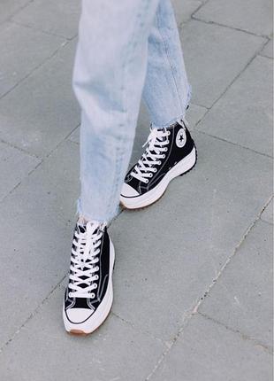 Sale❗️ nike zoomx pegasus 35 black white gum жіночі чорні кеди конверс на високій підошві жіночі чорні кеді на високій платформі7 фото