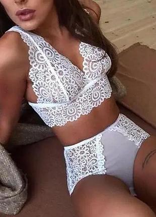 Комплект нижнего белья, бельевой комплект, набор нижнего белья, кружевное белье, нижнее женское белье,