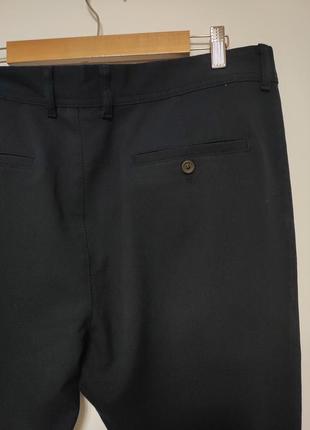 Брюки брюки мужские темно синие прямые зауженные zara, размер 2xl5 фото