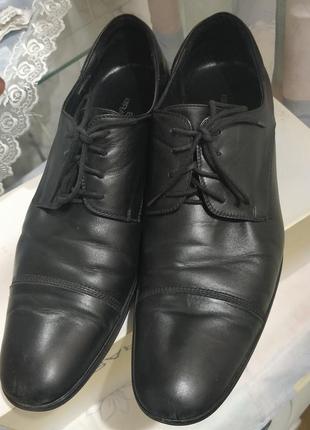 Мягкие кожаные туфли (на стопу 28,5-29 см)