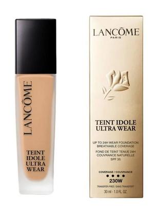 Тональная основа для лица lancome teint ddole ultra wear 230w. объем 30 ml.