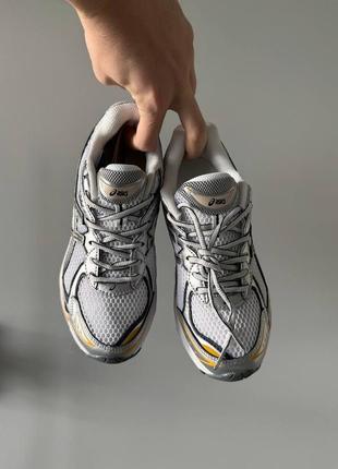 Розкішні жіночі кросівки asics gel gt-2160 silver orange сріблясті з помаранчевим5 фото