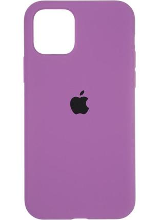Чехол fiji silicone case для apple iphone 11 pro бампер накладка full soft purple2 фото