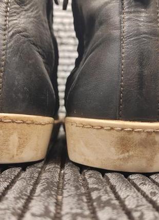 Шкіряні кеди кросівки від мото бренду matchless brighton high, оригінал, 45-46рр - 29.5-30см2 фото