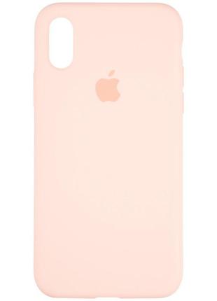 Чехол fiji silicone case для apple iphone xs max бампер накладка full soft grapefruit2 фото