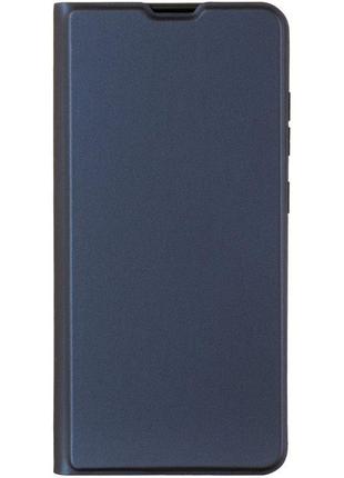 Чехол fiji shell для samsung galaxy a12 (a125) / a12 nacho (a127) книжка book cover с магнитом blue