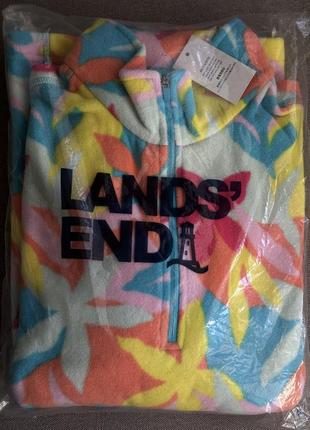 Женский флисовый пуловер lands’ end5 фото
