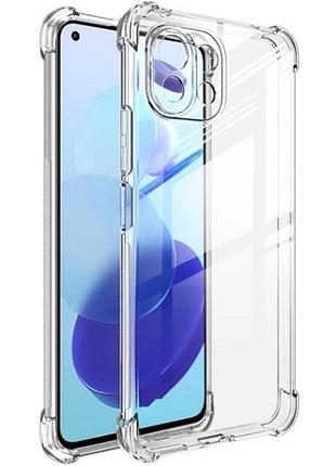 Чехол fiji proof для xiaomi mi 11 lite / mi 11 lite 5g бампер с усиленными бортами transparent