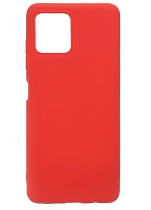 Чохол fiji soft для samsung galaxy a22 5g (a226) силікон бампер червоний