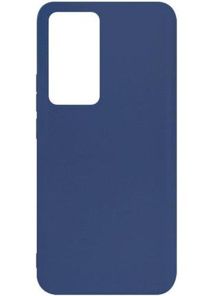Чехол fiji soft для xiaomi redmi k50 ultra силикон бампер темно-синий