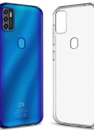 Чехол fiji ultra thin для zte blade a7s 2020 силикон бампер transparent