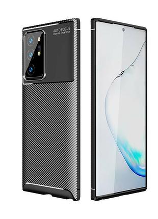 Чохол fiji ultimate carbon для samsung galaxy note 20 ultra (n985) противоударный бампер чорний