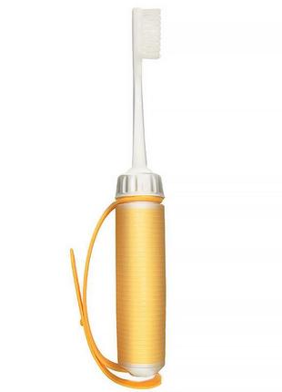 Зубна щітка lesko для людей із тремором або артритом із фіксатором навчально-реабілітаційне обладнання1 фото