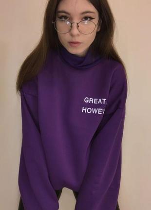 Батник oversize "great, however"