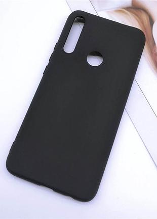 Чехол soft touch для honor 9x силикон бампер черный