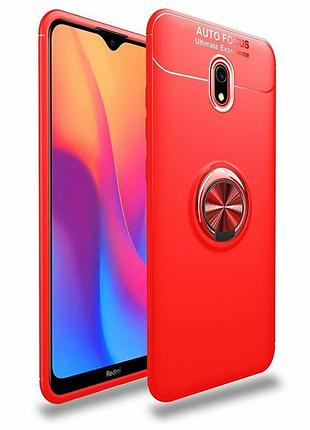 Чехол fiji hold для xiaomi redmi 8a бампер накладка с подставкой red