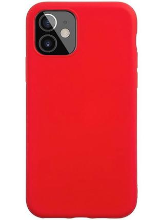 Чохол fiji soft для apple iphone 12 mini силікон бампер червоний