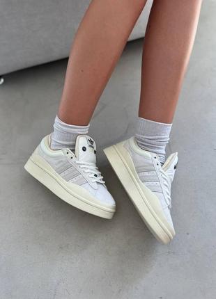 Женские кроссовки adidas campus x bad bunny люкс качество