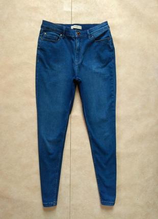 Брендовые джинсы скинни с высокой талией m&s, 10 pазмер.