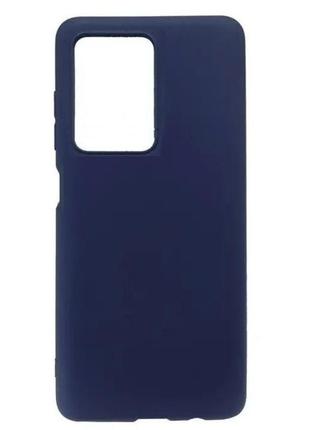 Чохол fiji soft для xiaomi 11t / 11t pro силікон бампер темно-синій
