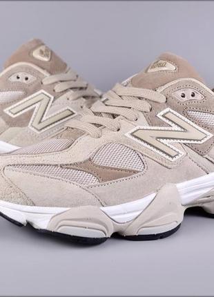 Мужские кроссовки new balance 9060 beige7 фото