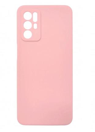 Чехол fiji soft для xiaomi poco x3 gt силикон бампер светло-розовый