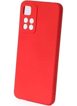 Чохол fiji soft для xiaomi redmi note 11 pro plus 5g силікон бампер червоний