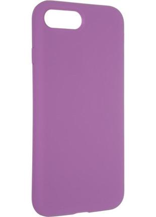 Чехол fiji silicone case для apple iphone 7 plus бампер накладка full soft purple (без лого)