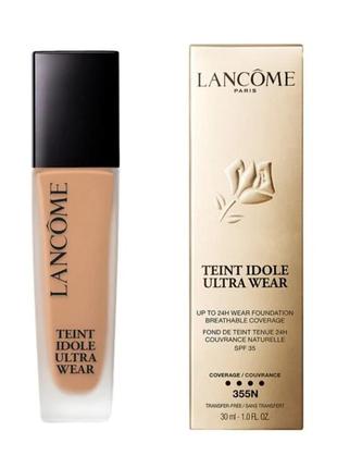Тональная основа для лица lancome teint idole ultra wear 355n. объем 30 ml.