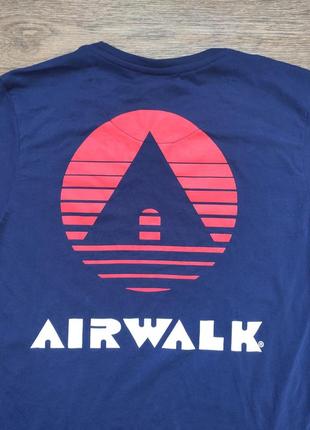 Лонгслів airwalk футболка синя s базова