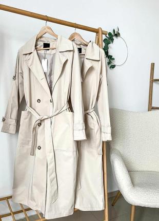 Длинный тренч