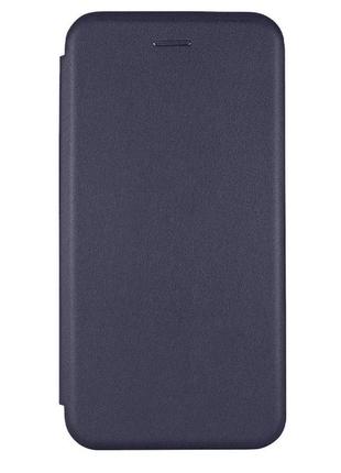 Чехол g.c. для xiaomi redmi 9 книжка магнитная dark blue