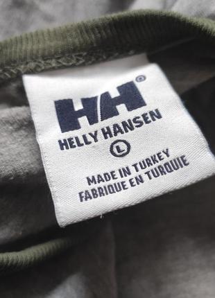 Helly hansen лонгслів світшот светр чоловічої хакі сірий футболка з довгим рукавом реглан гольф3 фото