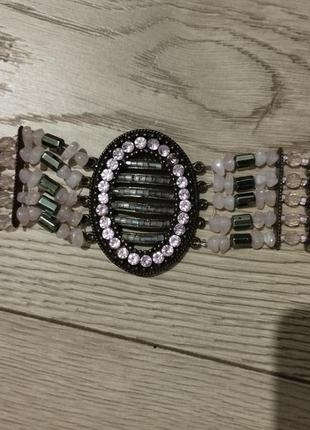 Браслет с натур. камнем