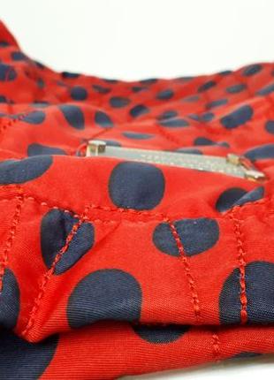 Сумка marc jacobs workwear style оригинал летняя красная в горох6 фото