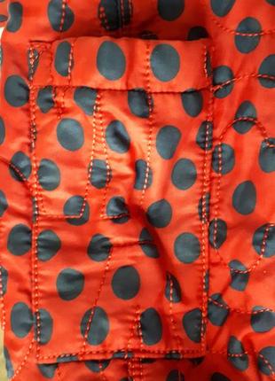 Сумка marc jacobs workwear style оригинал летняя красная в горох5 фото