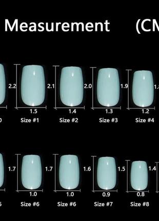 Накладные ногти для маникюра (24 штуки)