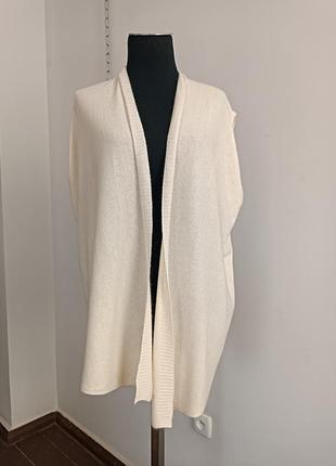 Накидка открытый кардиган из смесовой шерсти reiss, xs