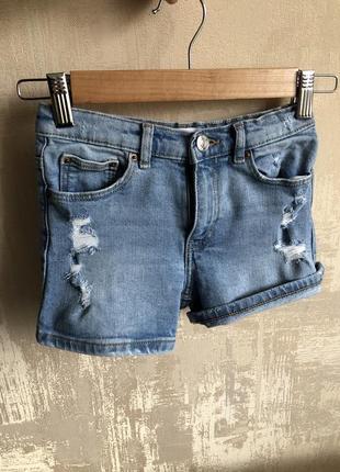 Шорты джинсовые zara 8 лет