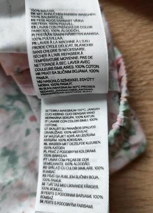 Укорочений топ із відкритими плечима 100% бавовна, h&m6 фото