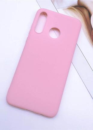 Чохол soft touch для huawei p40 lite e силікон бампер світло-рожевий