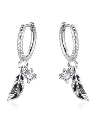 Серьги в стиле pandora серебро 925 проба