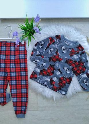Очень красивая, удобная, и теплая пижама, с мультяшными героями.